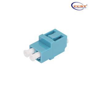 Acoplador adaptador de fibra óptica monomodo dúplex LCUPC a LCUPC sin brida