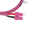 SCUPC-SCUPC Cable de conexión de fibra óptica dúplex OM4 2m LSZH 3.0mm